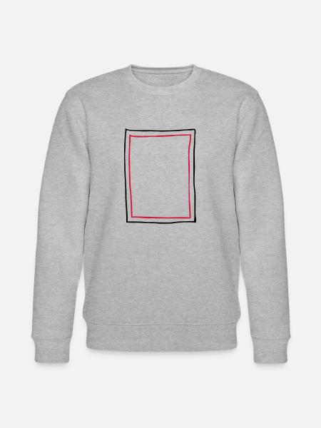 Frame picture frame - Stanley/Stella CHANGER Unisex Organic Sweatshirt - heather grey