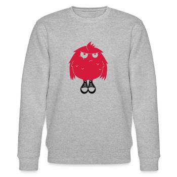 Bad monstre - Sweat bio CHANGER Stanley/Stella Unisexe - gris chiné - Devant - Nik (191cm) & Marisol (170cm)