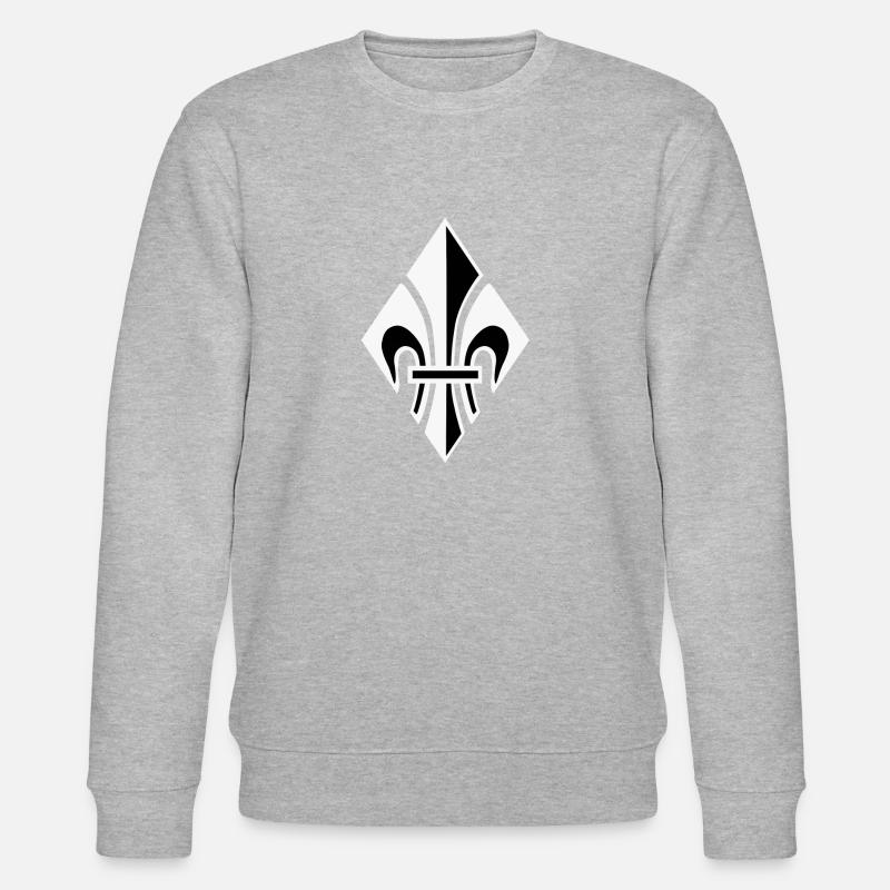 Lys de diamant blanc - Sweat bio CHANGER Stanley/Stella Unisexe - gris chiné