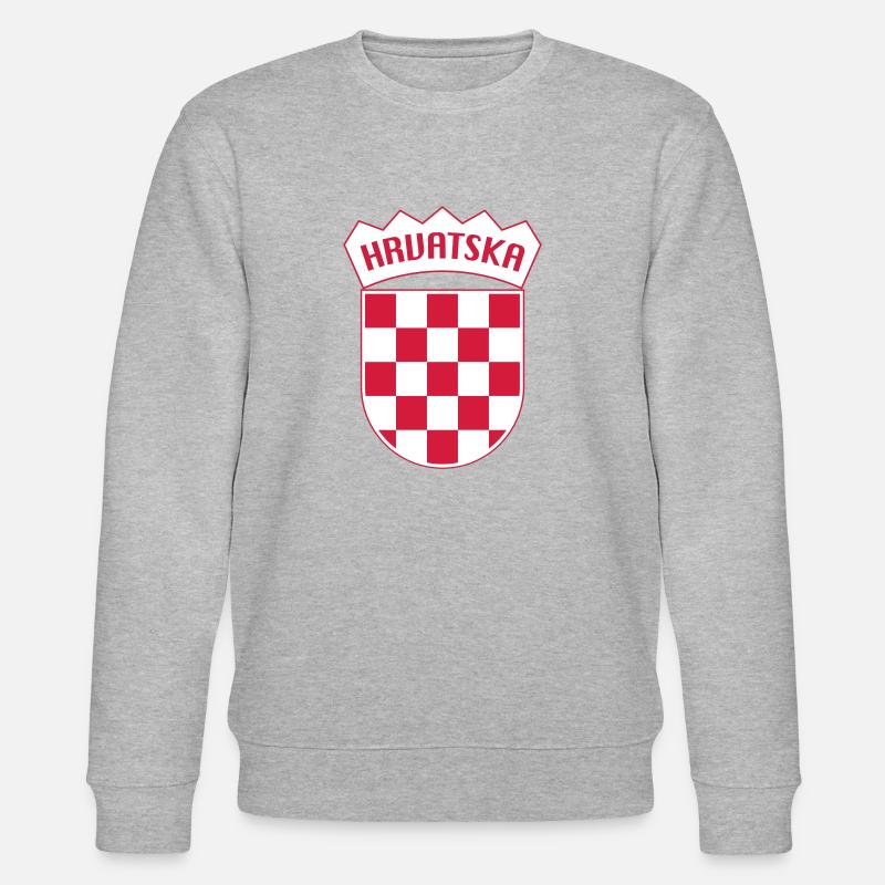 Hrvatska - Stanley/Stella Unisex Bio-Sweatshirt CHANGER  - Grau meliert