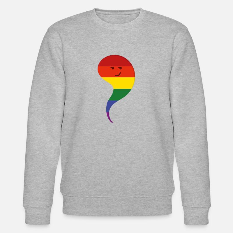 LGBT-Geist - Stanley/Stella Unisex Bio-Sweatshirt CHANGER  - Grau meliert