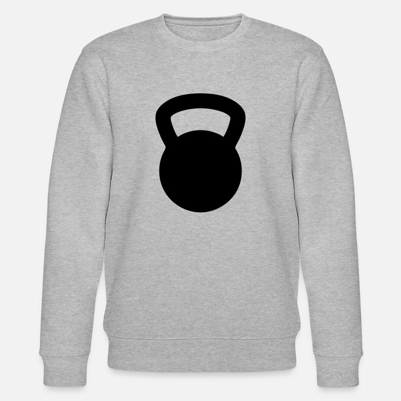 Kettlebell - Stanley/Stella Unisex Bio-Sweatshirt CHANGER  - Grau meliert