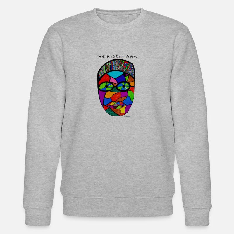 Hybrid Man - Stanley/Stella Unisex Bio-Sweatshirt CHANGER  - Grau meliert