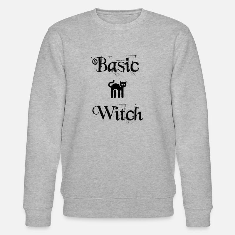 Basic Witch - Stanley/Stella Unisex Bio-Sweatshirt CHANGER  - Grau meliert