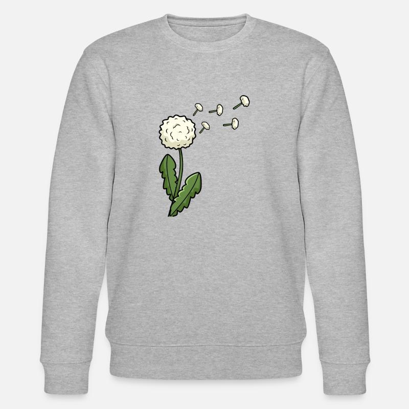 Löwenzahn - Stanley/Stella Unisex Bio-Sweatshirt CHANGER  - Grau meliert