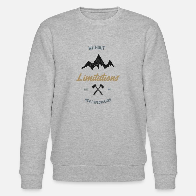 Sans limites Nouvelles explorations - Sweat bio CHANGER Stanley/Stella Unisexe - gris chiné