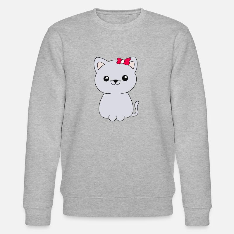 Chat - Sweat bio CHANGER Stanley/Stella Unisexe - gris chiné