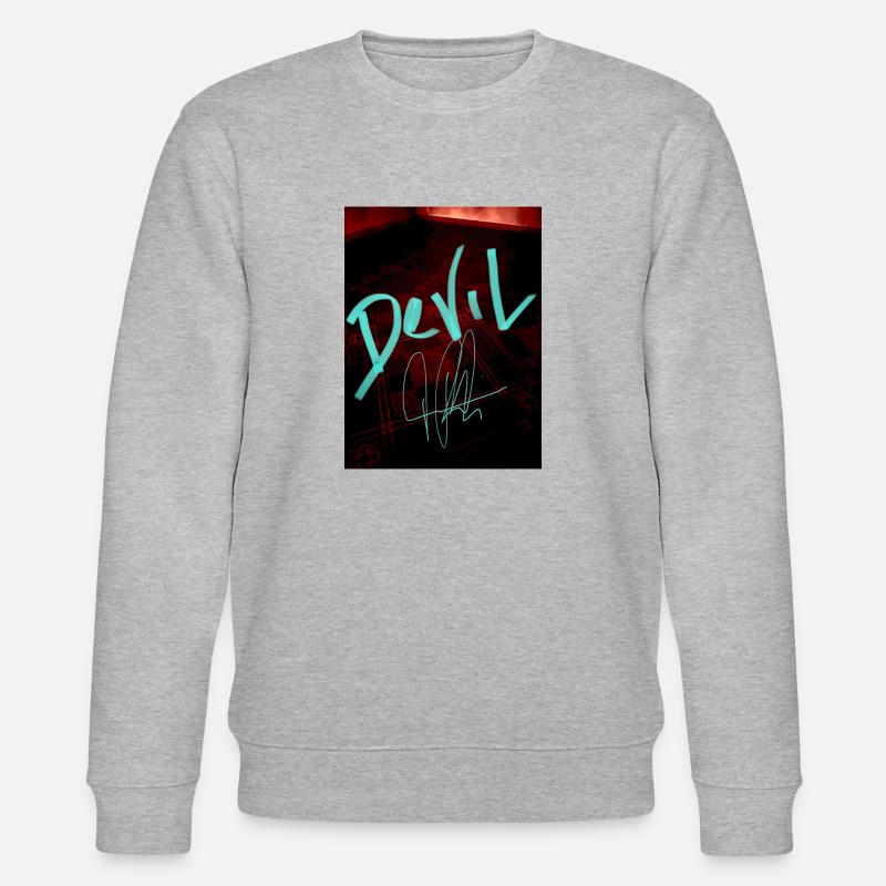 Devil Original - Stanley/Stella Unisex Bio-Sweatshirt CHANGER  - Grau meliert