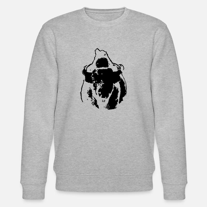 BÜFFEL - Stanley/Stella Unisex Bio-Sweatshirt CHANGER  - Grau meliert