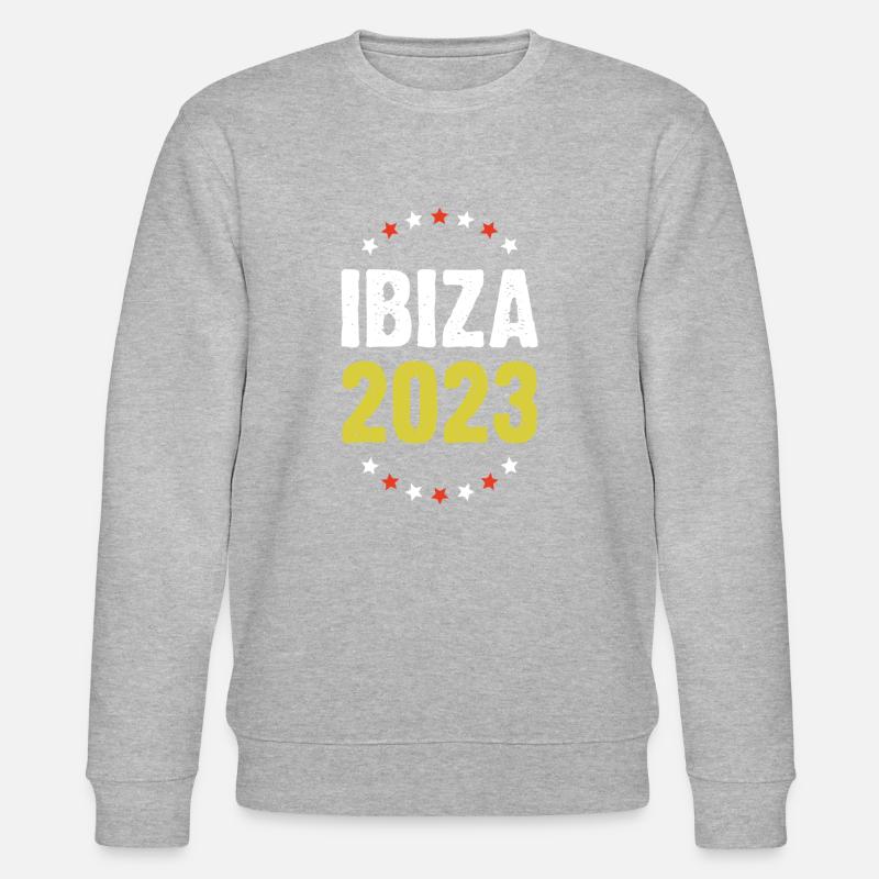 Ibiza 2023 - Stanley/Stella Unisex Bio-Sweatshirt CHANGER  - Grau meliert