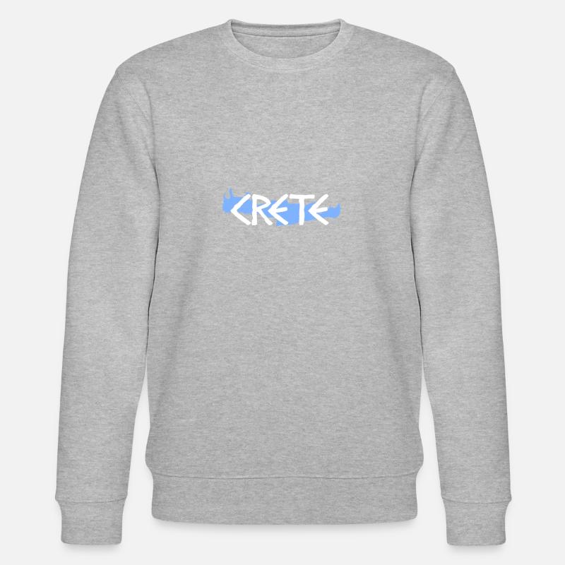 Kreta - Stanley/Stella Unisex Bio-Sweatshirt CHANGER - Grau meliert