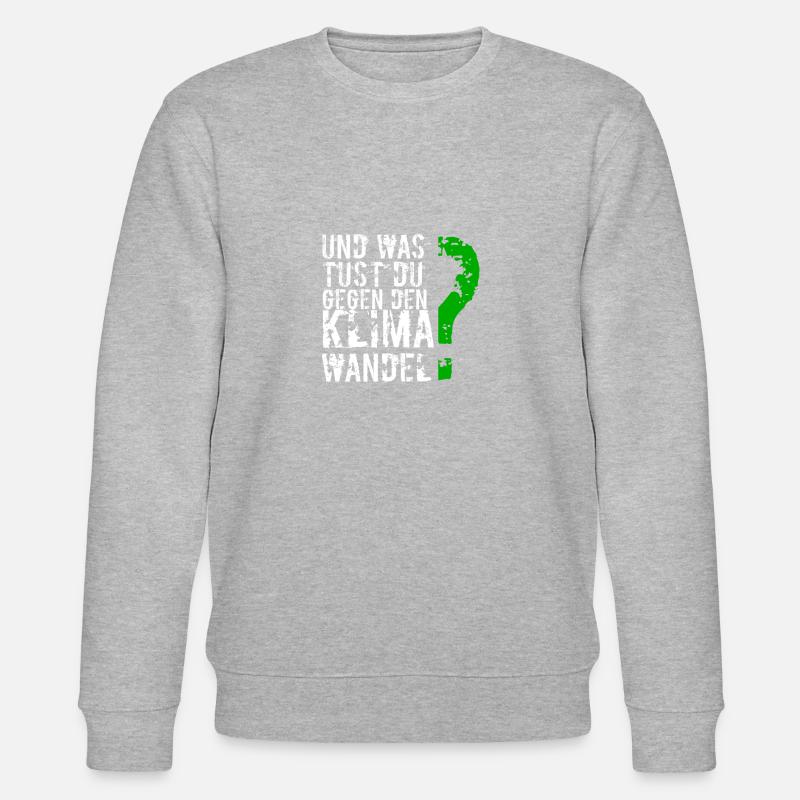 Klimawandel - Stanley/Stella Unisex Bio-Sweatshirt CHANGER  - Grau meliert