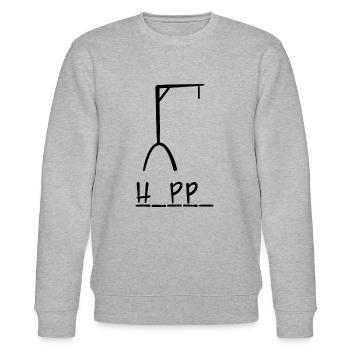 Leere - Stanley/Stella Unisex Bio-Sweatshirt CHANGER  - Grau meliert - Vorne - Nik (191cm) & Marisol (170cm)