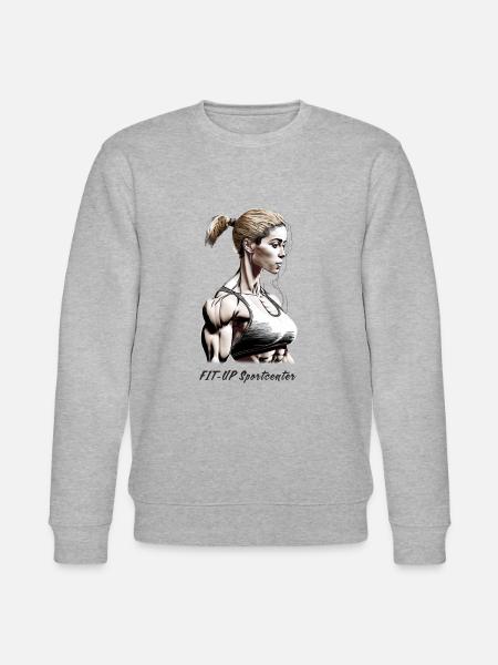 Fitnessfrau - Stanley/Stella Unisex Bio-Sweatshirt CHANGER  - Grau meliert
