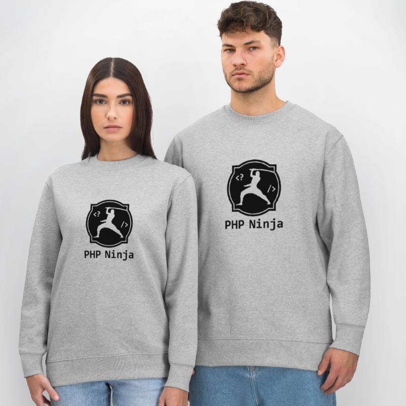 PHP Ninja - PHP Programmierer Coder Nerd Webdesign Stanley/Stella Unisex Bio-Sweatshirt CHANGER 