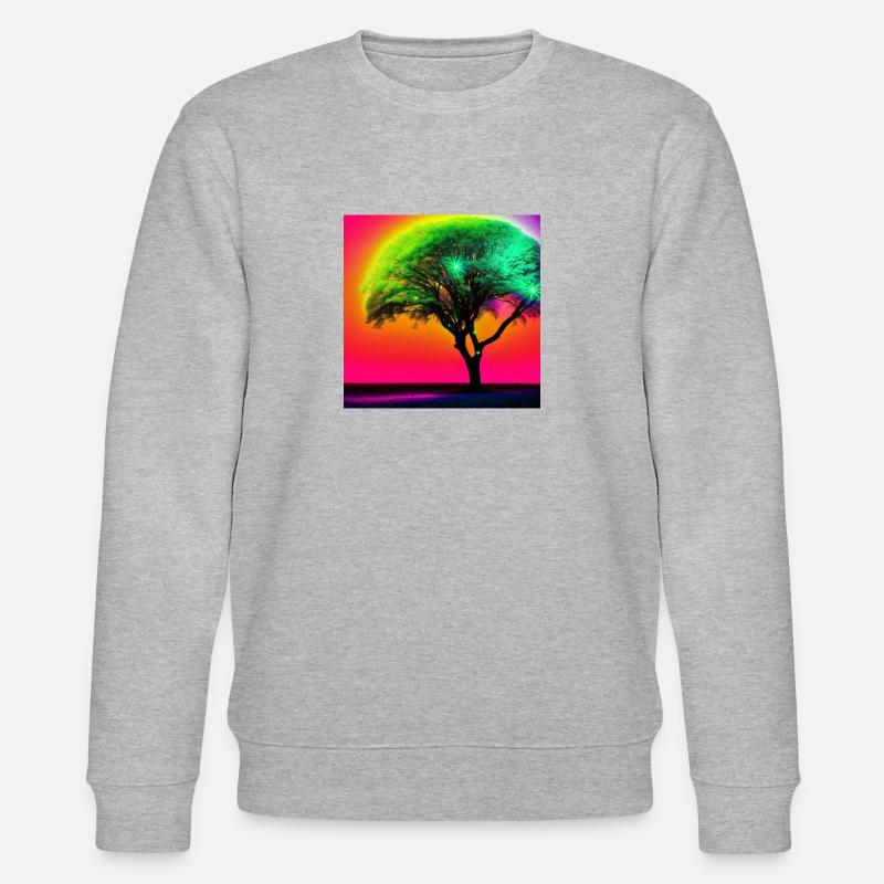 Lebensbaum - Stanley/Stella Unisex Bio-Sweatshirt CHANGER  - Grau meliert