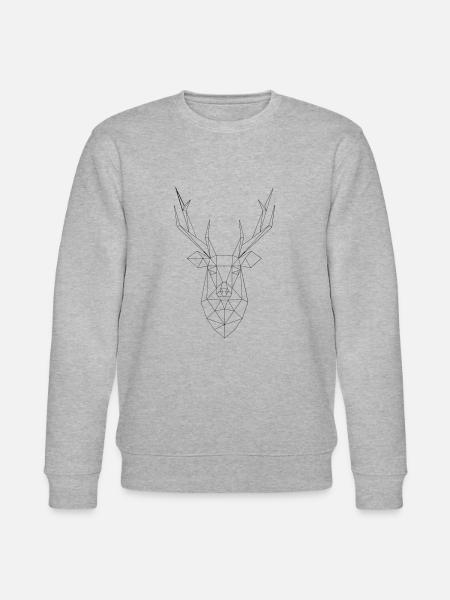 deer - Stanley/Stella CHANGER Unisex Organic Sweatshirt - heather grey