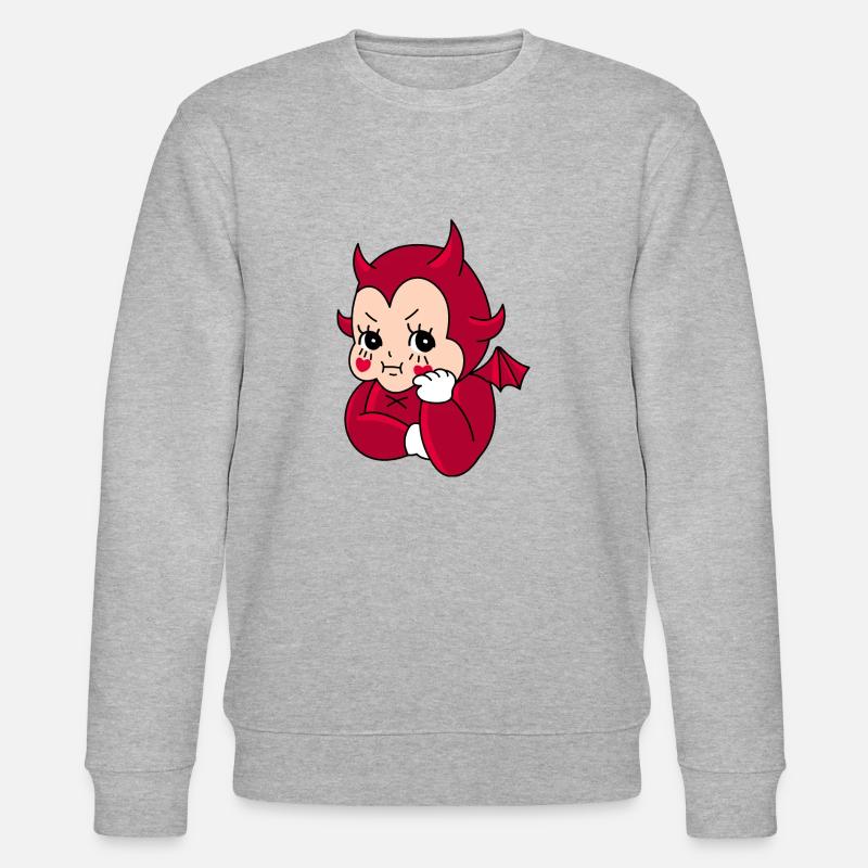 Devil baby doll - Sweat bio CHANGER Stanley/Stella Unisexe - gris chiné