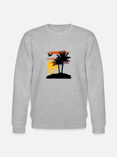 Sonnenuntergang - Sunset - Stanley/Stella CHANGER Unisex Organic Sweatshirt - heather grey