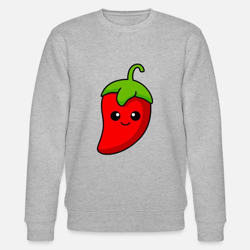 Chilli Comic - Stanley/Stella CHANGER Unisex Organic Sweatshirt - heather grey
