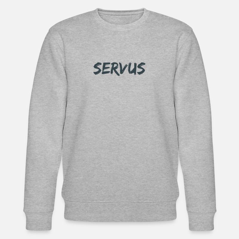 Servus! - Stanley/Stella Unisex Bio-Sweatshirt CHANGER  - Grau meliert