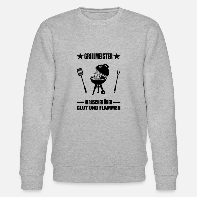 BBQ - Stanley/Stella Unisex Bio-Sweatshirt CHANGER  - Grau meliert