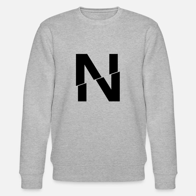 N broken - Stanley/Stella CHANGER Unisex Organic Sweatshirt - heather grey
