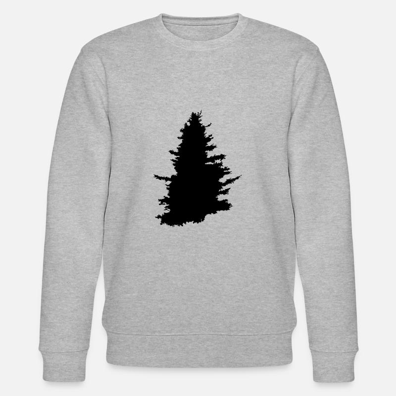 Arbre, Tree, wood, forest - Sweat bio CHANGER Stanley/Stella Unisexe - gris chiné