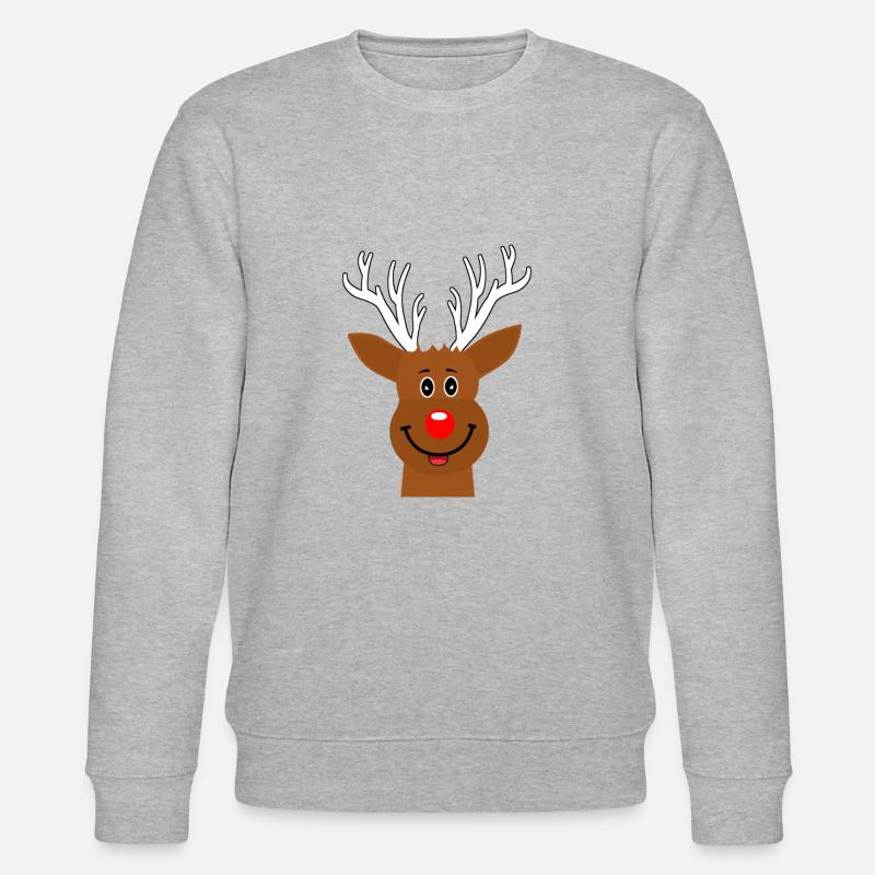 Renne Rudolph Idée cadeau - Sweat bio CHANGER Stanley/Stella Unisexe - gris chiné