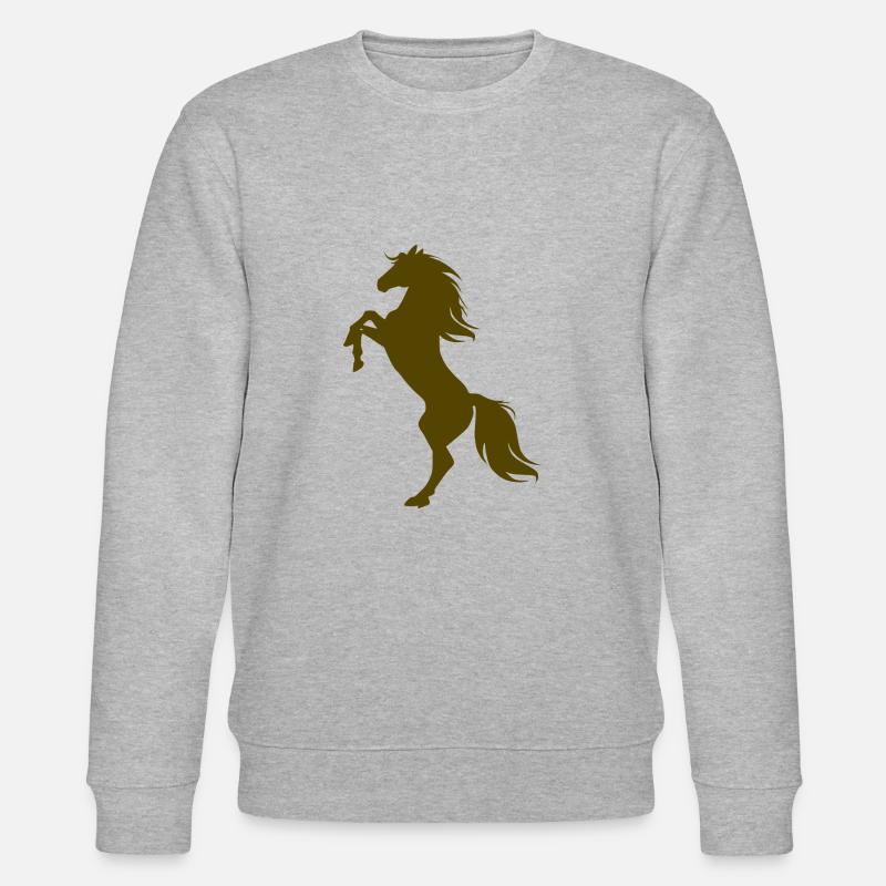cheval - Sweat bio CHANGER Stanley/Stella Unisexe - gris chiné