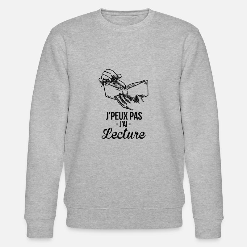 Lecture - Sweat bio CHANGER Stanley/Stella Unisexe - gris chiné