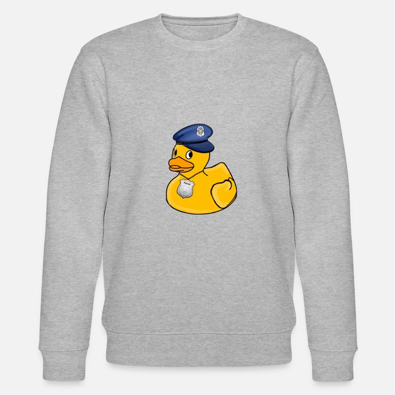 Entepolizei - Stanley/Stella Unisex Bio-Sweatshirt CHANGER  - Grau meliert