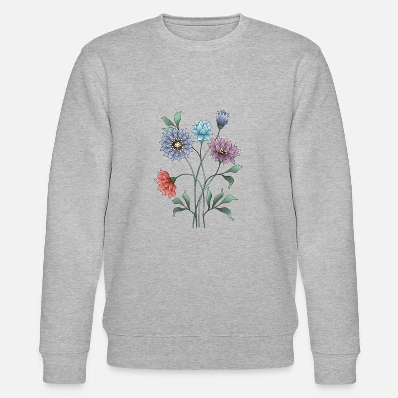 Fleur - Sweat bio CHANGER Stanley/Stella Unisexe - gris chiné