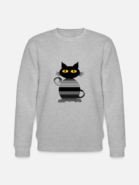 Cat - Stanley/Stella CHANGER Unisex Organic Sweatshirt - heather grey