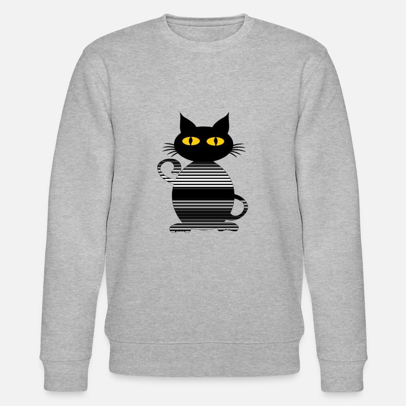 Cat - Stanley/Stella CHANGER Unisex Organic Sweatshirt - heather grey
