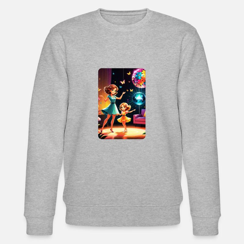 personalisiertes Design-Muttergeschenk - Stanley/Stella Unisex Bio-Sweatshirt CHANGER  - Grau meliert