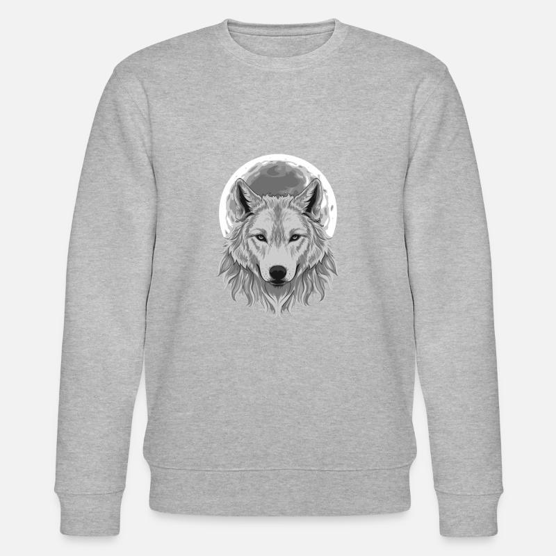 Loup - Sweat bio CHANGER Stanley/Stella Unisexe - gris chiné