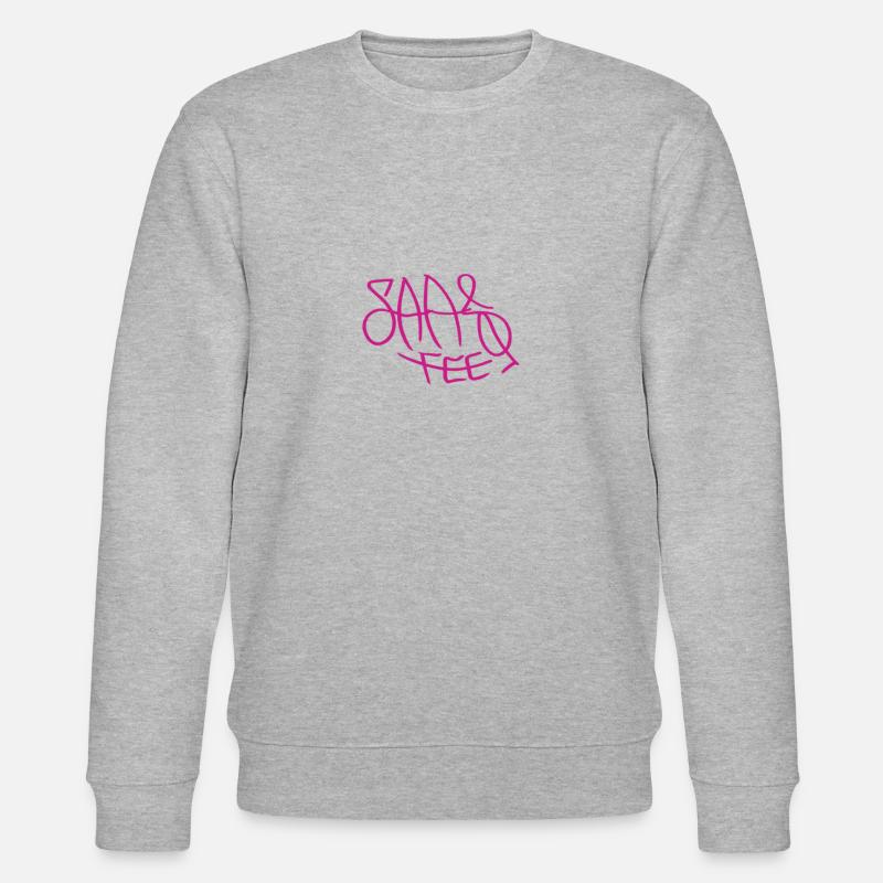Saas-Fee - Stanley/Stella Unisex Bio-Sweatshirt CHANGER  - Grau meliert
