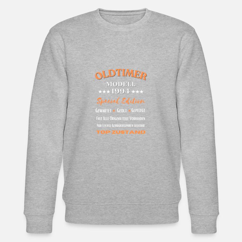 30e anniversaire Oldtimer, 1994 - Sweat bio CHANGER Stanley/Stella Unisexe - gris chiné