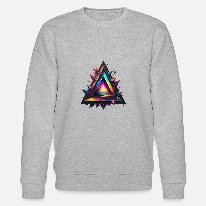 Résumé du triangle - Sweat bio CHANGER Stanley/Stella Unisexe - gris chiné