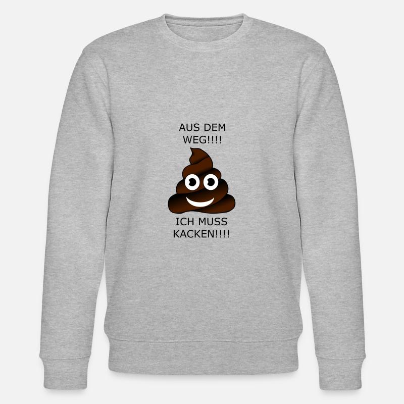 kackhaufen - Stanley/Stella Unisex Bio-Sweatshirt CHANGER  - Grau meliert