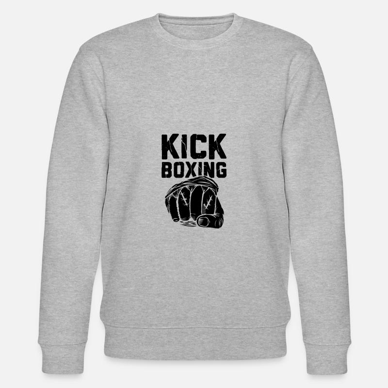 kickboxing kickboxer - Stanley/Stella Unisex Bio-Sweatshirt CHANGER  - Grau meliert