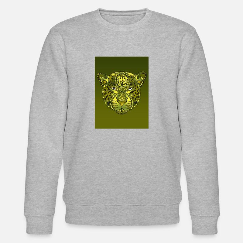 Tigerin - Stanley/Stella Unisex Bio-Sweatshirt CHANGER  - Grau meliert