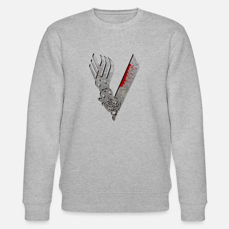 Wikinger - Stanley/Stella Unisex Bio-Sweatshirt CHANGER  - Grau meliert