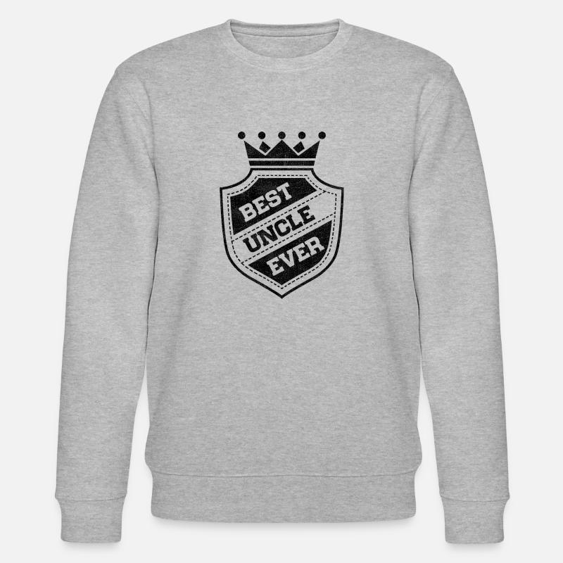 Best Uncle ever - Stanley/Stella Unisex Bio-Sweatshirt CHANGER  - Grau meliert