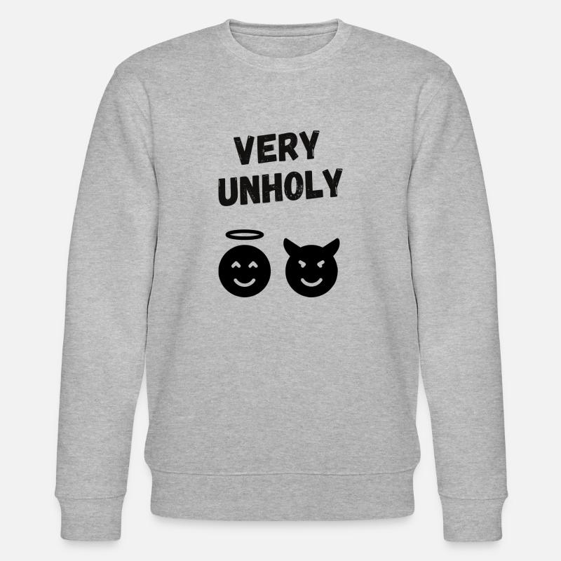 Very Unholy - Stanley/Stella Unisex Bio-Sweatshirt CHANGER  - Grau meliert