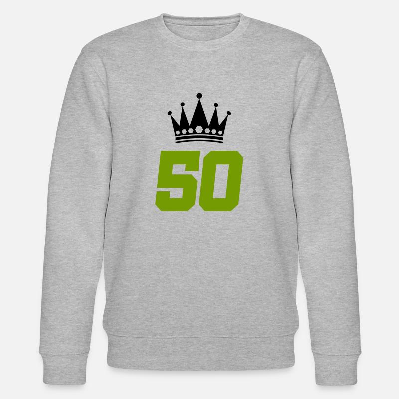 50 krone - Stanley/Stella Unisex Bio-Sweatshirt CHANGER  - Grau meliert