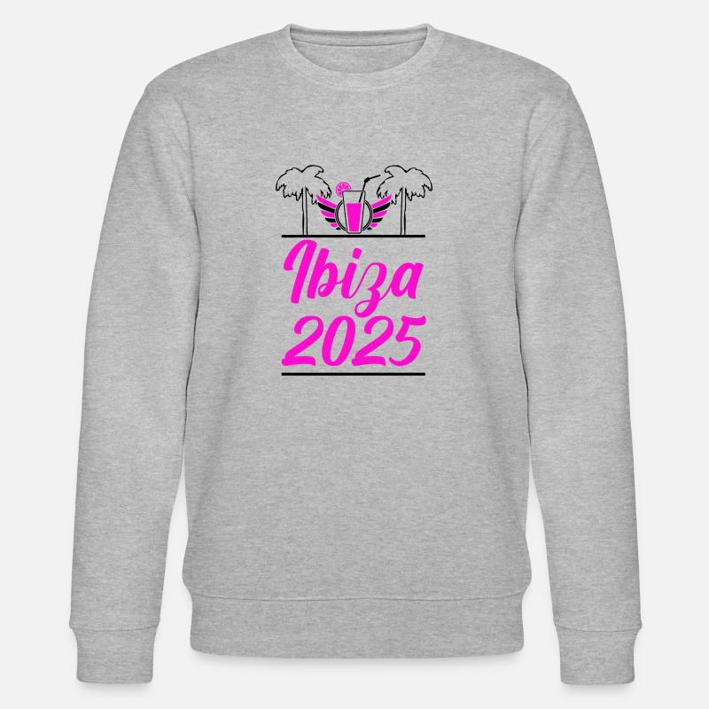 Ibiza 2025 - Stanley/Stella Unisex Bio-Sweatshirt CHANGER  - Grau meliert