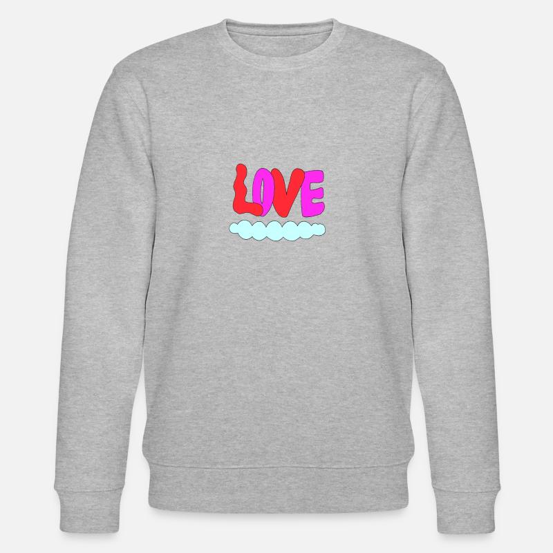 Liebe #1 - Stanley/Stella Unisex Bio-Sweatshirt CHANGER  - Grau meliert