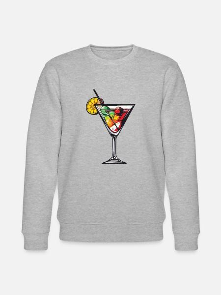 Limonade Drink - Stanley/Stella Unisex Bio-Sweatshirt CHANGER - Grau meliert